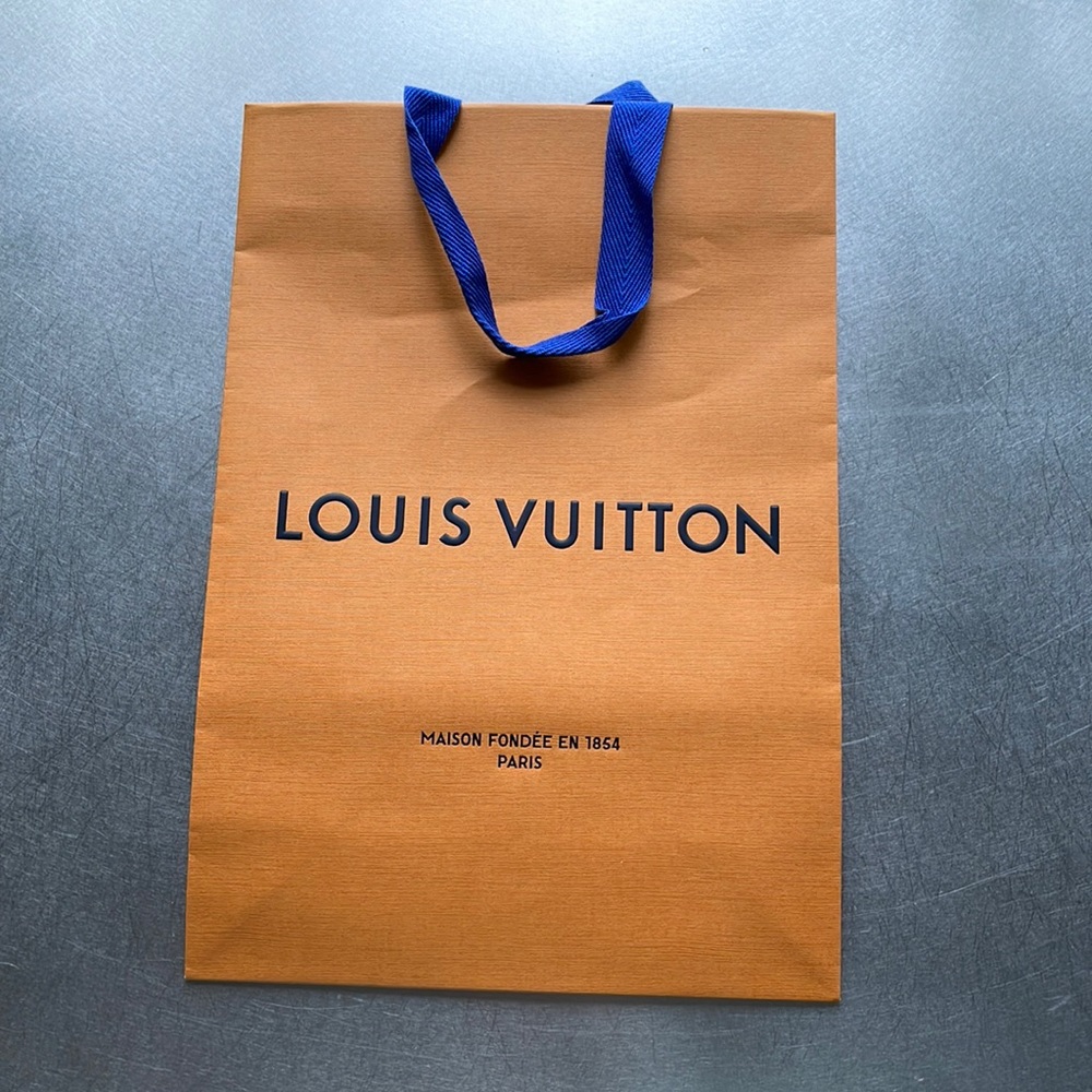 Authentic Louis Vuitton shopping bag